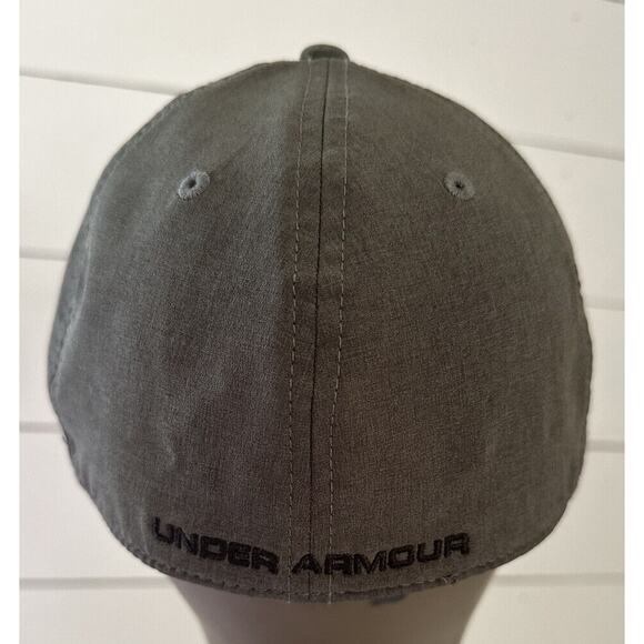 Under Armour Men's UA M/L Stretch Fit Cap Athletic Flex Hat 6493880 Gray - Picture 3 of 7